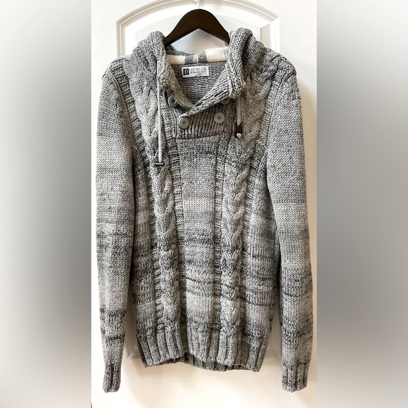 Leif Nelson Men’s Hooded Sweater - Picture 5 of 6